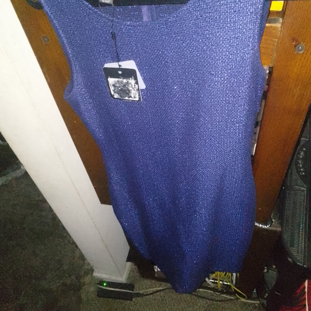 St. John Collection Navy Mini Dress